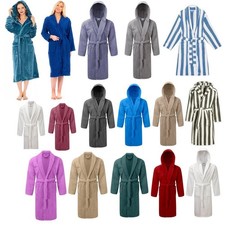Unisex Bathrobe Cotton Terry Soft Towel Gown Waffle Spa Dressing Robe Men Women Dressing Gown price