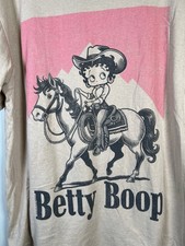 Betty Boop Men's T-Shirt Size XL Briscoe Brand Short Sleeve Graphic Tan Tee Men's Shirt price