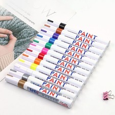 Paint Marker Pen Waterproof Oil Markers Pens Car Tyre Tire Tyres Metal White ... Marker Pen price