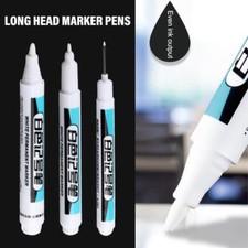 1x White Paint Marker Pen Waterproof Bike Car Tyre Tire Marker Permanent Pens Marker Pen price