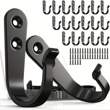 Heavy Duty Iron Coat Hooks Wall Mounted Anti Rust Clothes Hook Home Office Rack Office Coat Rack price