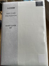Sleep down Easy Care Polycotton Double Duvet Set Bedding Set / Sleep Set price