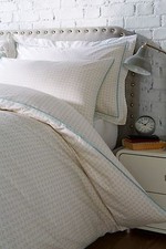 Duvet Cover & Pillowcase Set 100% Cotton Apache White/Natural Bedding Set / Sleep Set price