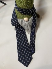 Vintage Polo Ralph Lauren Handmade USA Silk Necktie Navy Blue Geometric Pattern Tie price