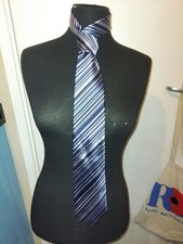 Cedarwood State Blue Striped Silk Tie Tie price