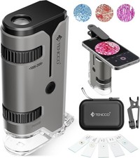 100x-250x Pocket Mini Microscope Kids Adults Handheld Miniscope LED Science Gift Microscope price