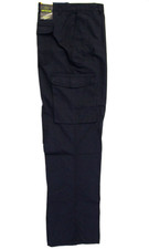 M & S Men's Pure Cotton Cargo Combat Work Trousers Regular Fit ~ Size W 44/L 33 Men's Trousers price