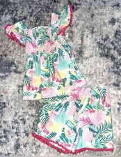 Little Lass Tropical Floral Outfit Set Size 2T Baby Shorts price