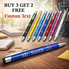 Personalised Pen Engraved Luxury Metal Promotional Gift Set Buy 3 Get 2 Free Ballpoint Pen price