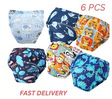 Baby Toddler Reusable Washable Potty Training Pants Cotton Lined Boys Girls. Baby Trousers price