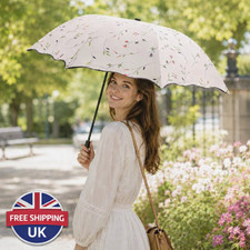 UV Protection Sun Rain Protection Parasol Folding Flower Umbrella Ladies Umbrellas price