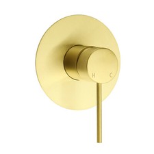 Brushed Gold Concealead Shower Mixer Hot Cold Switch Valve Bathroom Wall Tapware Tapware price