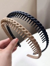 Anti-Slip Teeth Headband Women Girls Curved Hair Clip Comb Styling Tool Accessor Hair Clips, Headbands & Hair Bands price