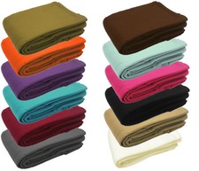 Fleece Throw Blanket Warm Soft Sofa Single Double Bed Car Travel 125cm x 150cm Sofa Throw price
