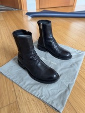 Officine Creative Womens Black Leather Ankle Boots 37 Made in Italy Excellent Ladies' Boots price