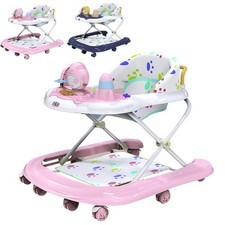 NEW Baby Walker Bouncer First Steps Push Along Activity Music Ride On Car Melody Infant Walker price