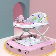 Adjustable baby walker cradle first step push activity music ride on car melody Infant Walker price