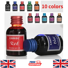 1 Bottle Pure Colorful 30ml Fountain Pen Ink Refilling Inks Stationery School Fountain Pen price