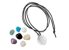 CHRISTMAS STOCKING FILLER Make Your Own Gemstone Necklace Kit-Assorted colours- Coloured Stone Necklace price
