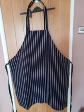 Striped ButcherChef Aprons 100x80cm Extra Lge Kitchen Cooking Catering Incl P&P Kitchen Apron price