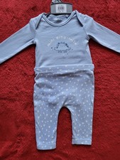 Baby Boys Vest Top And Bottoms Size 0-3 B34 Baby Waistcoat price