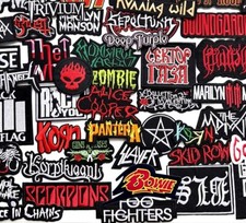 Music Embroidered transfer Band patches for clothes shirts embroidery patch Music price