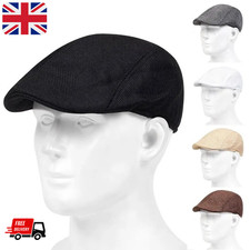 Mens Peaky Blinders Flat Cap Tweed Gatsby Newsboy Herringbone Hat UK Men's Hats price