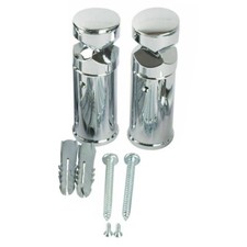 Heated Towel Rail Brackets Chrome – Fits Flat & Curved Radiators – In-Rail Type Heated Towel Rail price