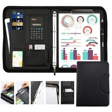 A4 Portfolio Zipped Conference Folder Business Document Case Bag File Organiser Portfolio Case price