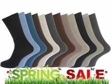 Mens 100% Cotton Rib Classic SOCKS Size 6-11 Pack of 3, 6, 9, 12 Black Men's Sock price
