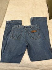 Wrangler Retro High-Rise Trouser Women's Size 30x34 Boot Flare Denim Blue Women's Jeans / Denim Trousers price
