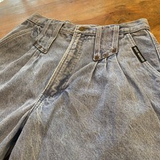 Vtg Rocky Mountain Jeans High Waisted Pleated Front Bareback Western Denim 28 Women's Jeans / Denim Trousers price