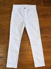 Uniqlo Women’s White Skinny Jeans W26 UK 8 Slim Fit Stretch Denim Trousers Women's Jeans / Denim Trousers price