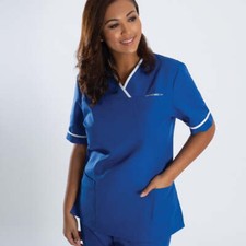 Women's Contrast Trim Scrub Tunic Modest Tunic price