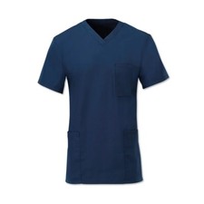 Alexandra D397 Unisex Lightweight Premium Scrub Tunic Navy Blue Nurses Nursing Modest Tunic price