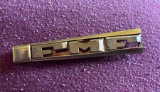 Vintage Swank Monogram FMF Gold Tone Tie Bar Tie Pin price