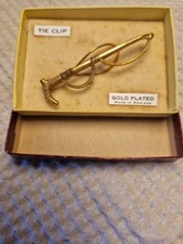 Gold Plated Tie Clip Made In England In Original Box Tie Pin price