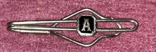 Vintage 1934 Chicago World Fair Century Of Progress “A” Tie Clip Silver Tone Tie Pin price