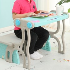 Children Chair Desk with Storage Box 4 in 1 Study Table Chair Kids Dining Table Children's Desk price