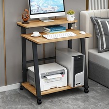 3 Tier Mobile Computer Desk Rolling Laptop PC Study Table Home Office Furniture Children's Desk price