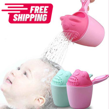 Cute Baby Bath Shampoo Rinse Cup Kids Hair Washing Bath Tool Baby Bath Bucket & Rinse Jug price