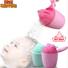 Baby Bath Shampoo Rinse Cup Toddler Hair Washing Jug Kids Shower Tool Baby Bath Bucket & Rinse Jug price
