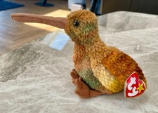 TY BEANIE BABY BEAK - THE KIWI BIRD  - MINT CONDITION - RETIRED WITH TAGS Baby Beanie price