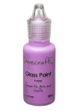 Dovecraft Glass Paint - Multiple Colours Black Red Yellow Green White Pink Blue Glass Paint price
