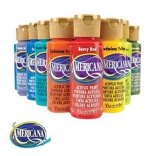 DecoArt (Americana) Acrylic Paints - 2oz (59ml) Pots - All Colours Available Glass Paint price