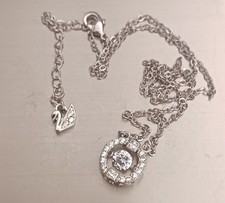 Swarovski Rhodium Plated Constella Dancing Stone Necklace Swarovski Necklace price