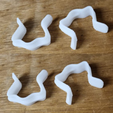 8x Strong Plastic U Clips Join Divan Bed Base Replacement Ottoman Connectors UK Divan Base price