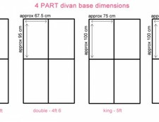 NOT DIVAN BASE ! Only option make single bases in 2 parts,double king in 4 parts Divan Base price