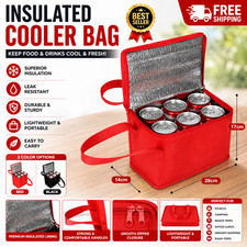 Large/Medium Insulated Lunch Cool Bag Thermal Picnic Food Carrier for Work Lunch Bag price