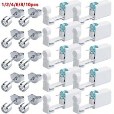 Ear Piercing Kit - Children Silver Gold Short Post Stud Earring Gun Home Self Gold & Silver Piercing price